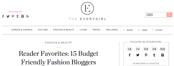 Budget-friendly fashion bloggers.