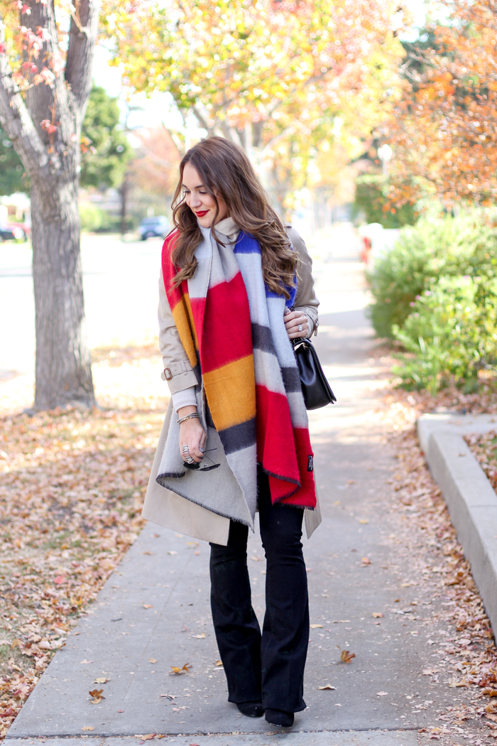 colorblock scarf