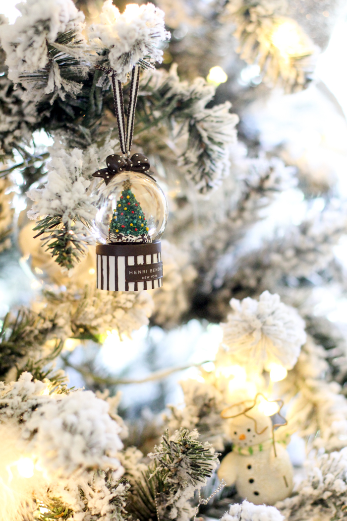 snow globe christmas ornament