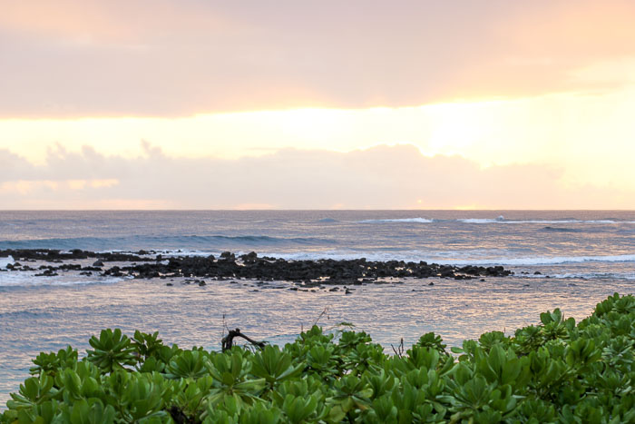 sunrise on the beach