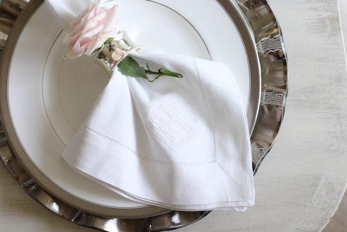 couples monogram linens