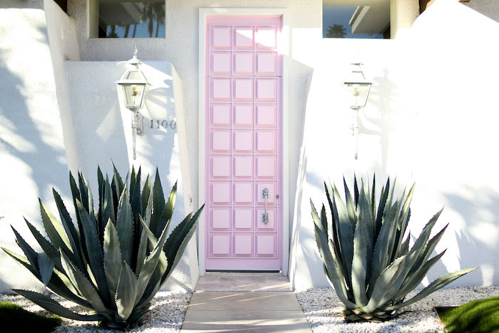 pink door palm springs