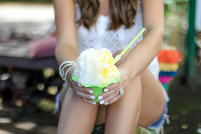 coconut shaved ice