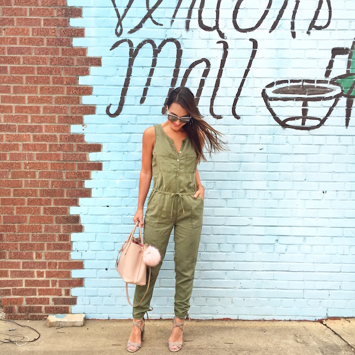 green romper