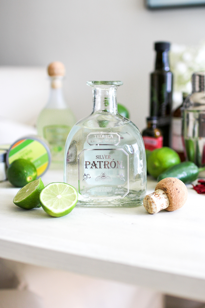 silver patron tequila