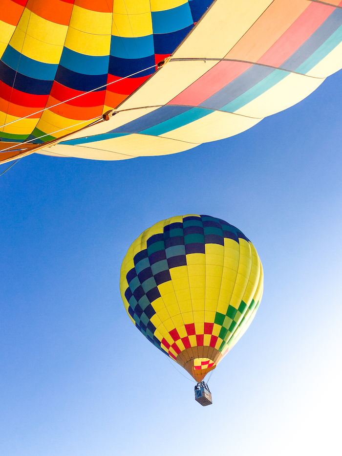 hot air balloon ride