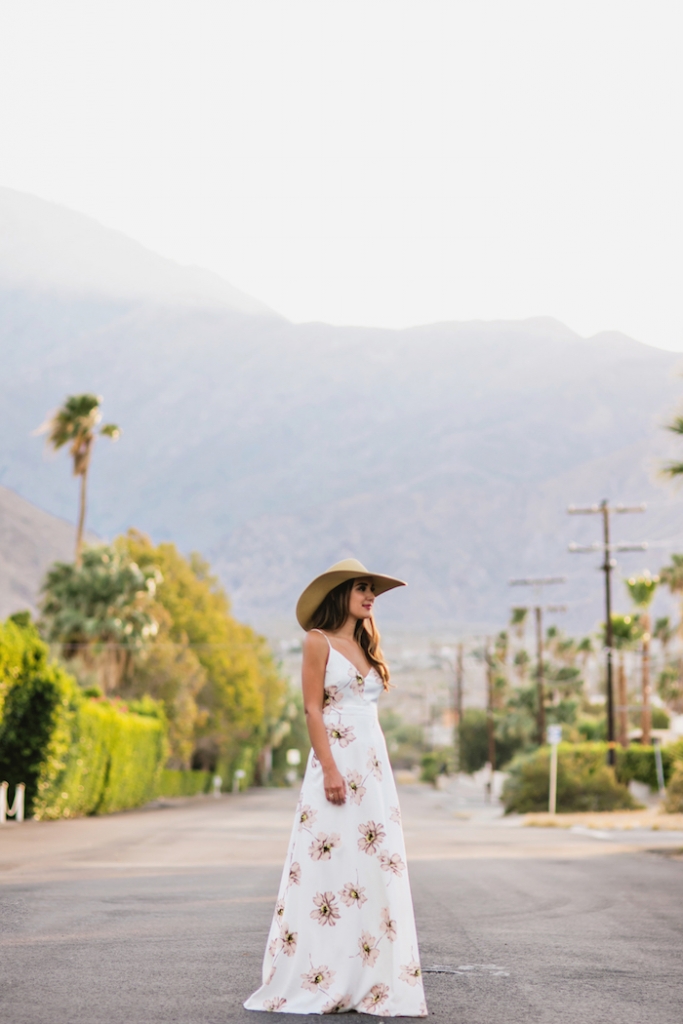 floral maxi dress