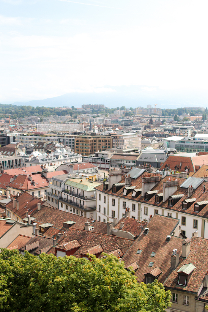 rooftop view of switzerland