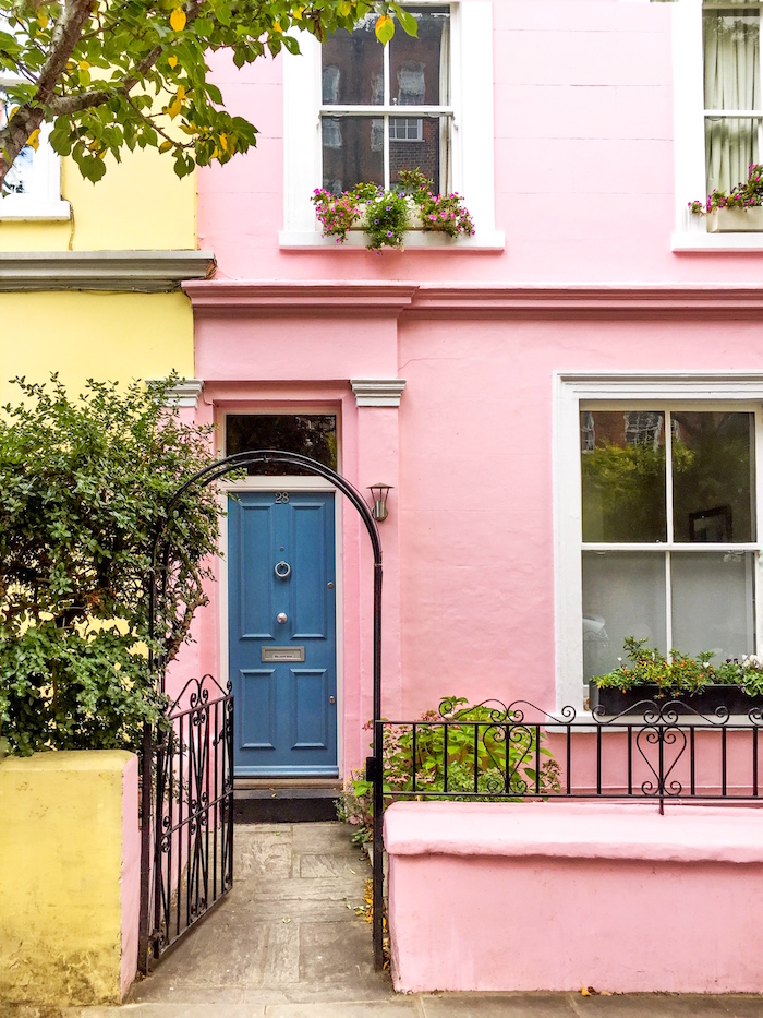 light pink house