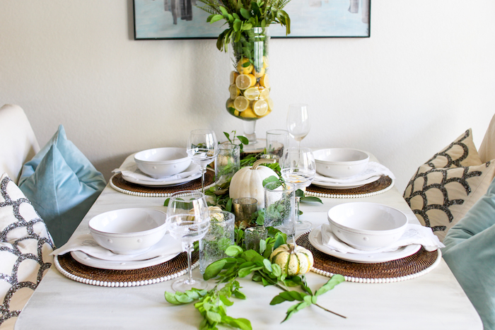 tablescape on a budget
