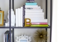 styling bookshelves