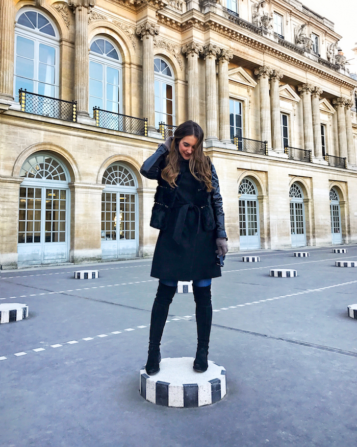 striped podiums at palais royale