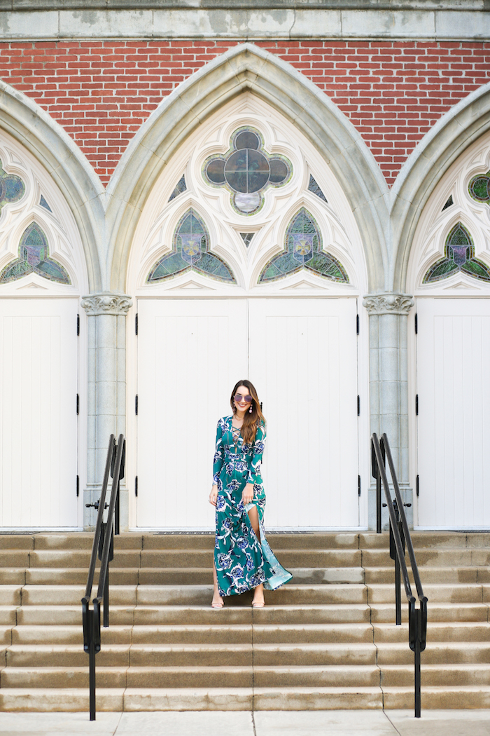 Lace Up Maxi Dress