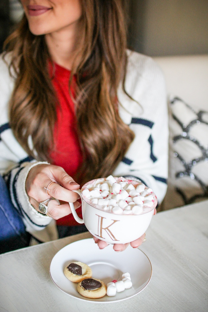 Pink Hot Chocolate for Valentine's Day