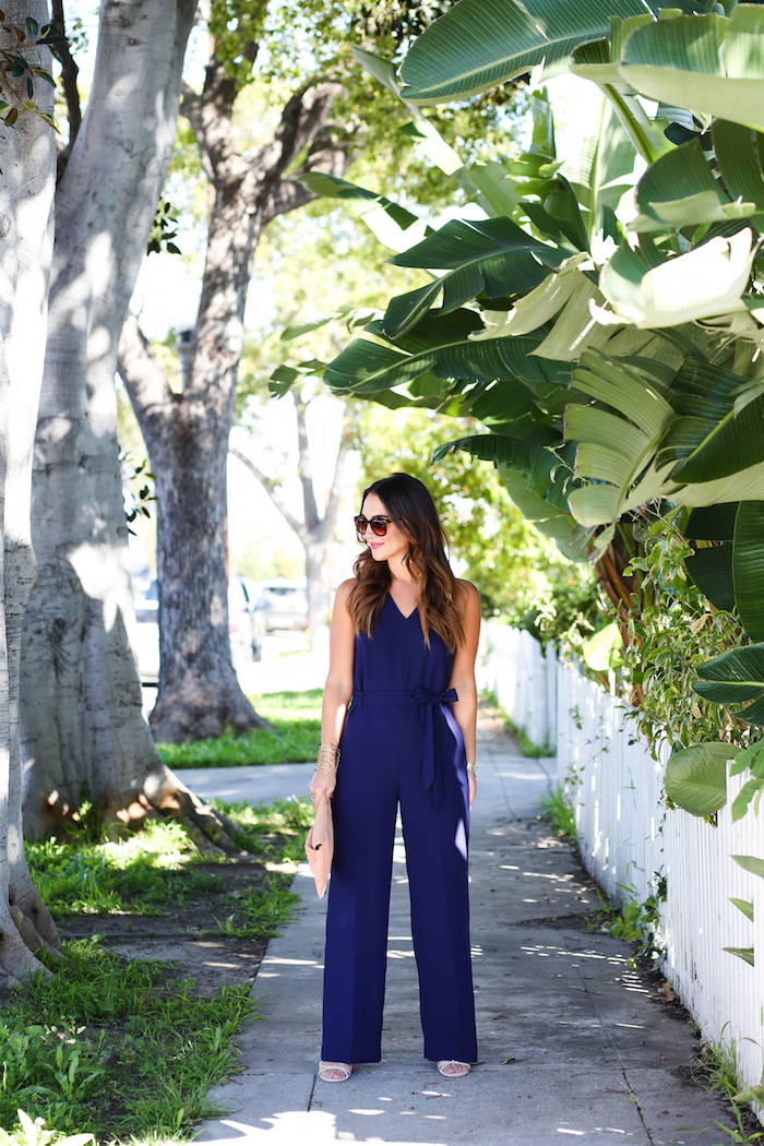 Banana republic blue store jumpsuit