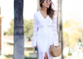 white crochet maxi dress