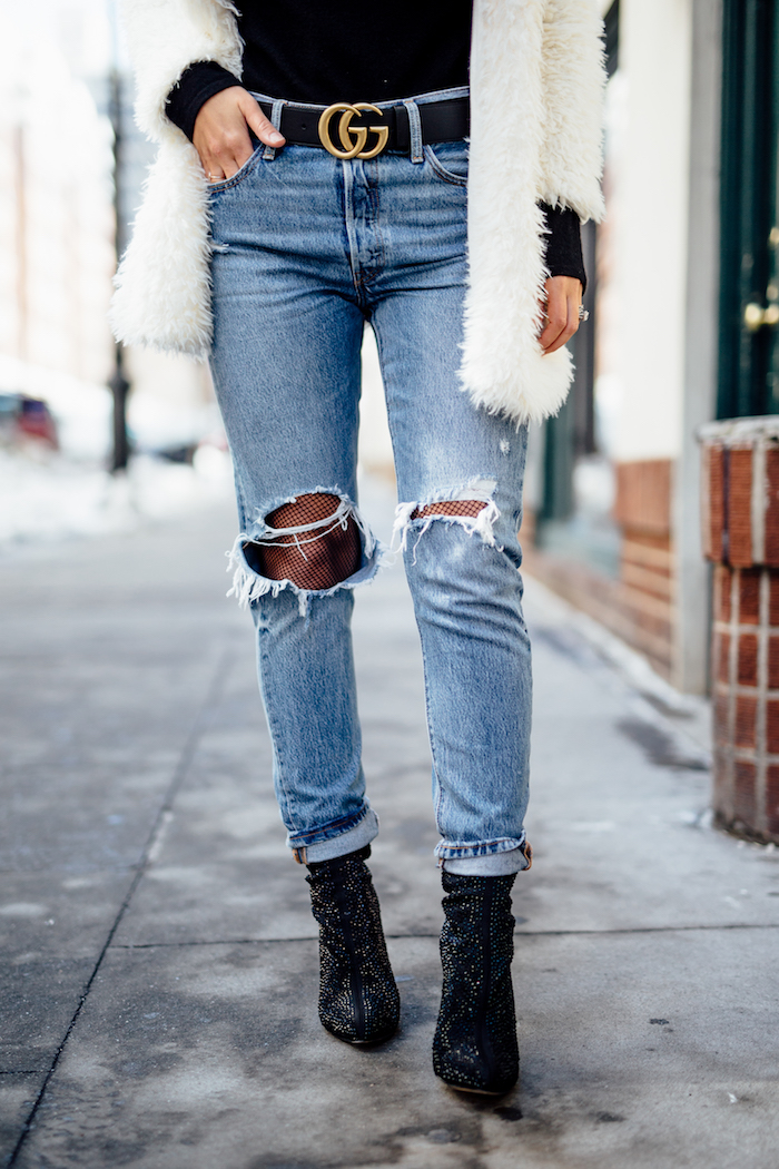 Fishnets and Denim