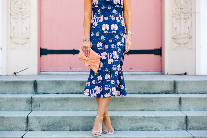 keepsake navy floral dress