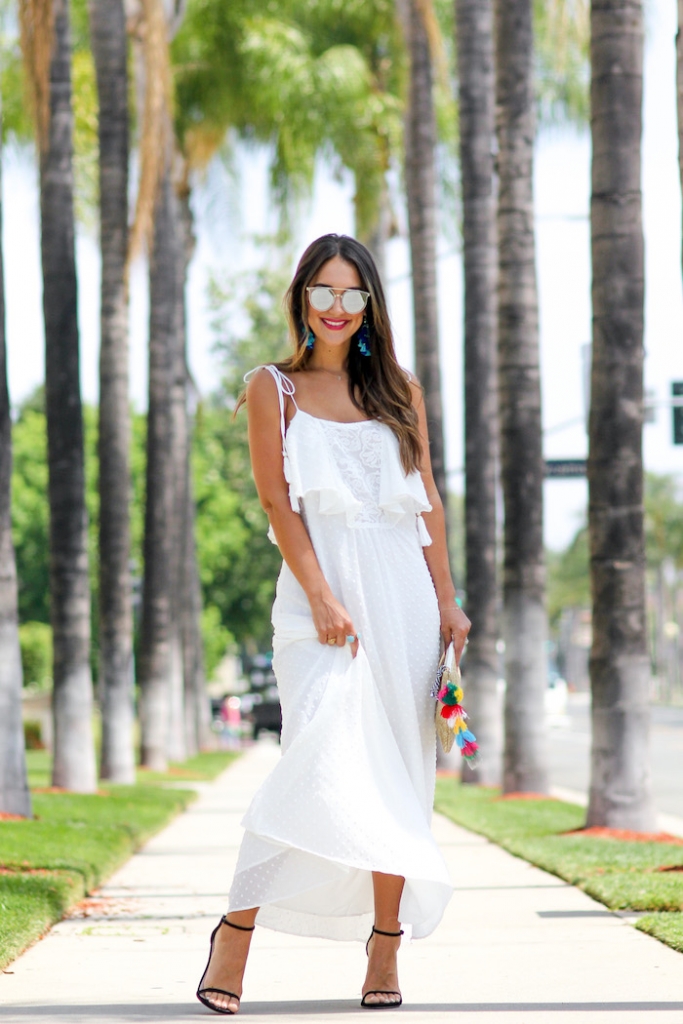 Barnes Dress White