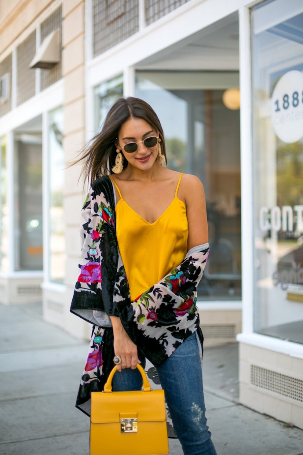 floral duster cardigan