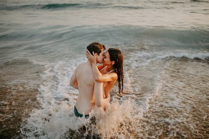 newport beach couples beach photo