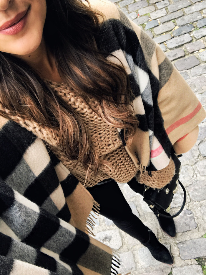 burberry fringe poncho