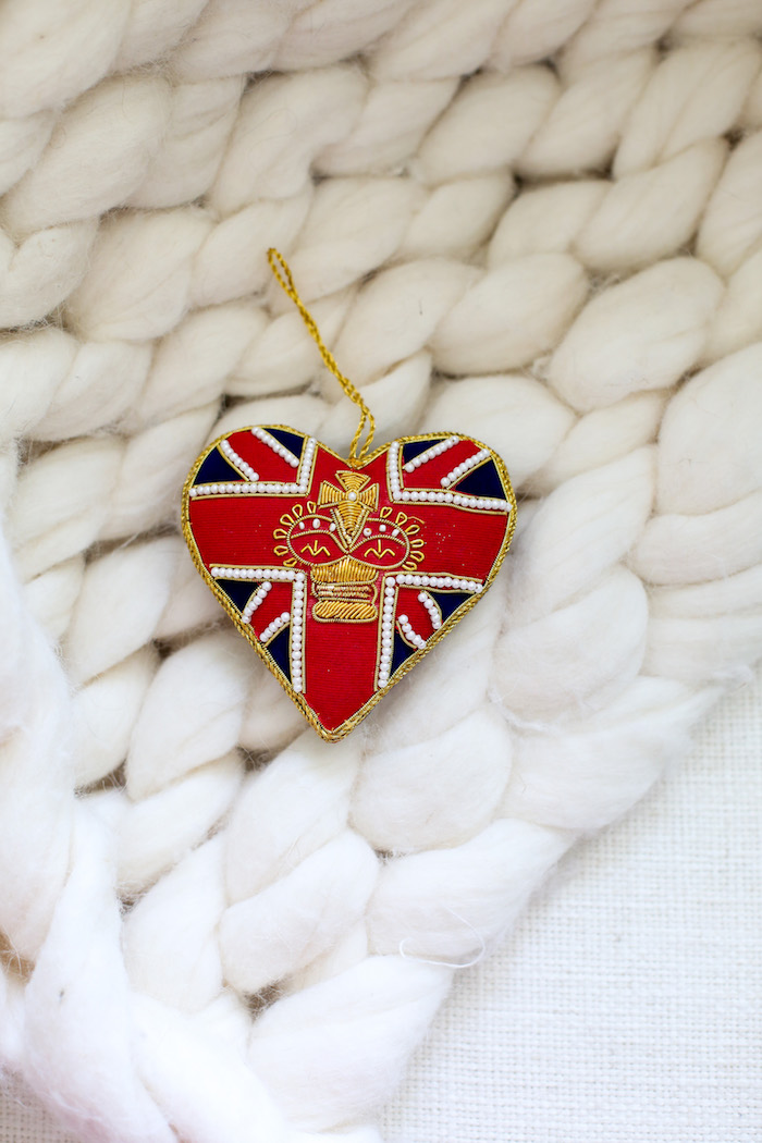 uk flag christmas ornament