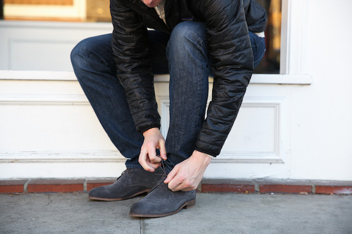 gray chukka boot