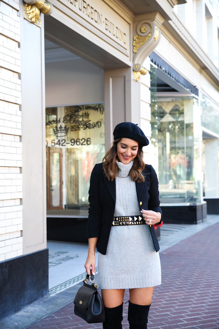 classic black blazer