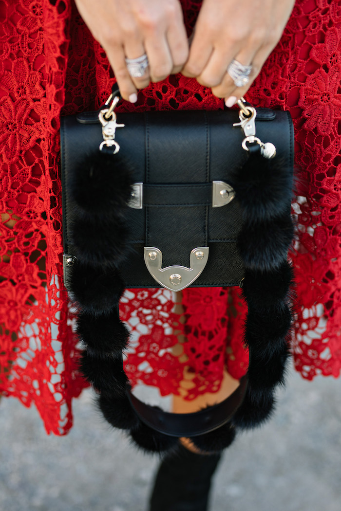 zac zac posen pom pom bag strap