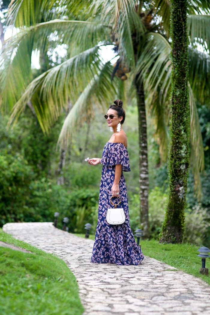 floral maxi dress