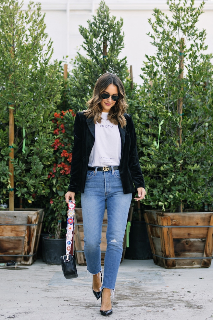 Styling a Velvet Blazer