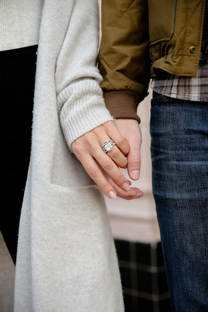 cushion cut engagement ring