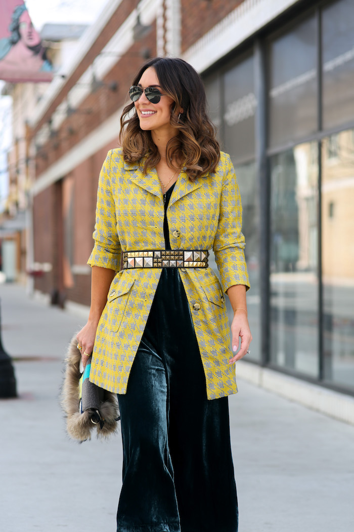 yellow blazer