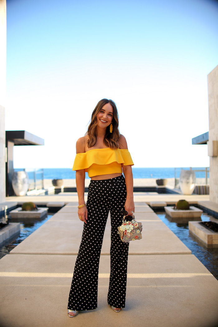 polka dot pants