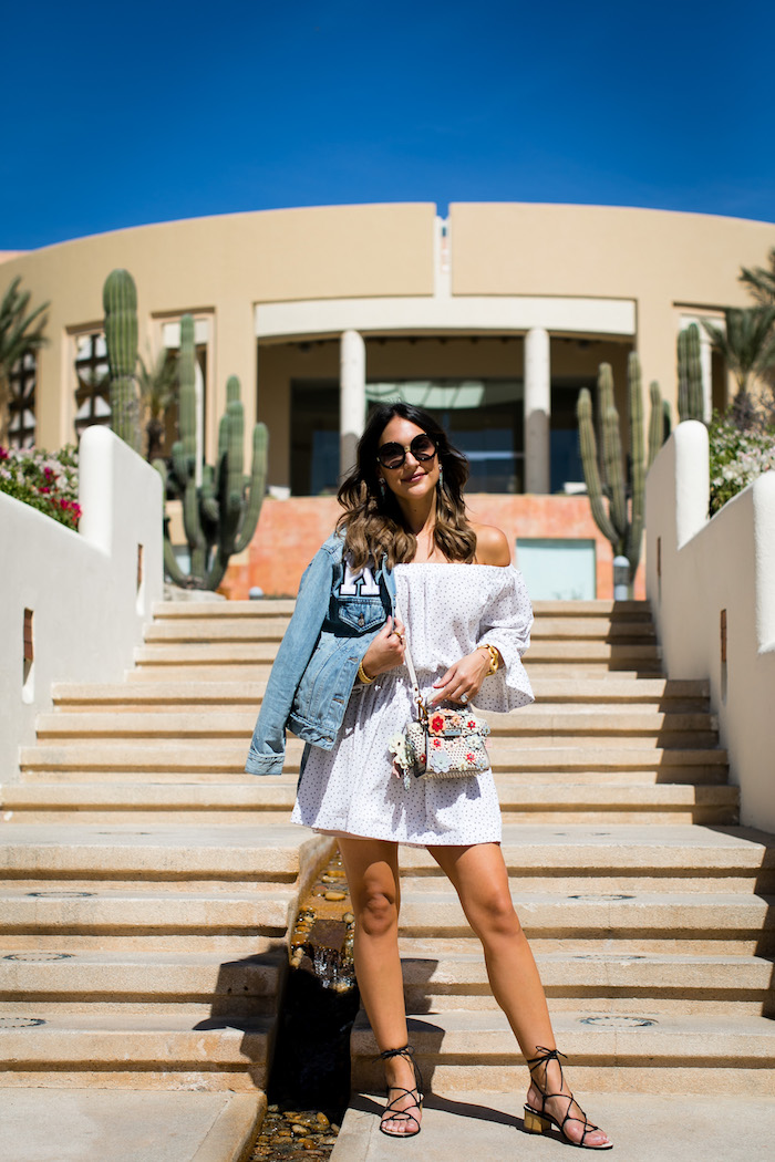 polka dot dress