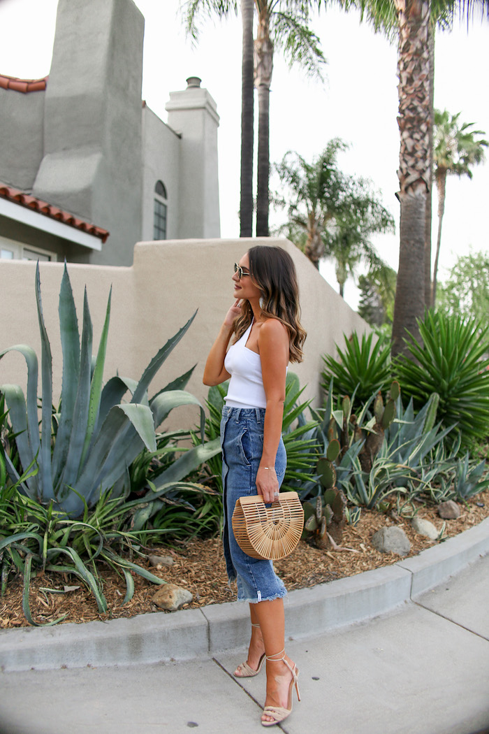 one teaspoon denim skirt