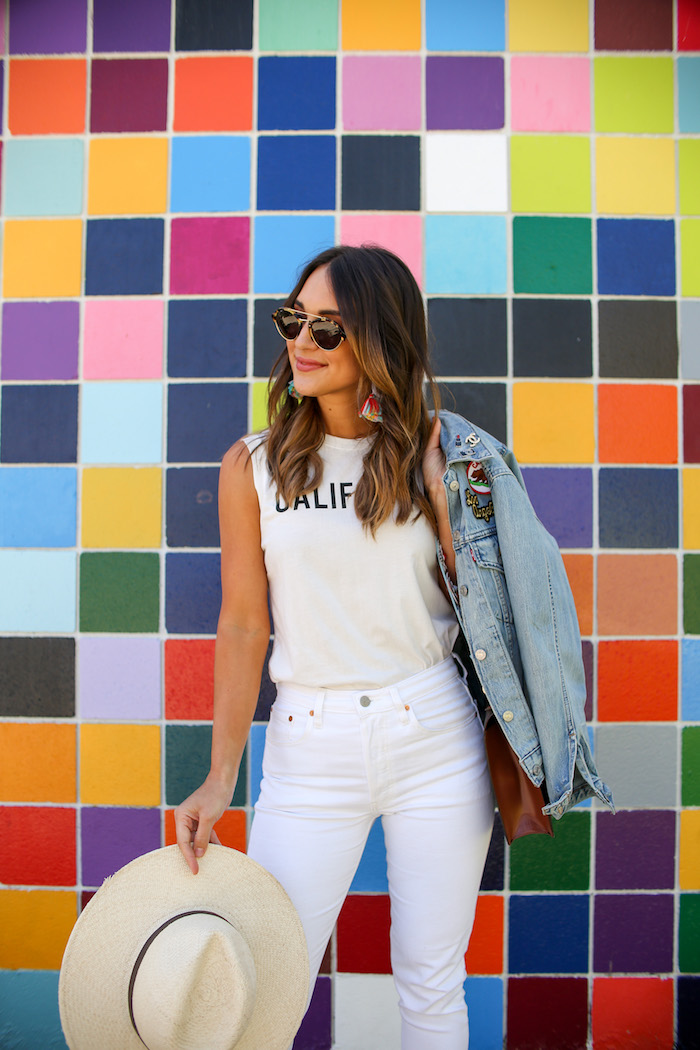 white california tee