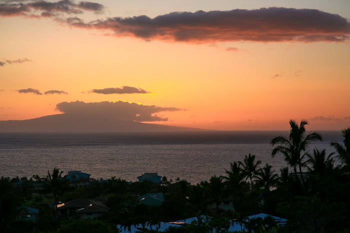 wailea sunset