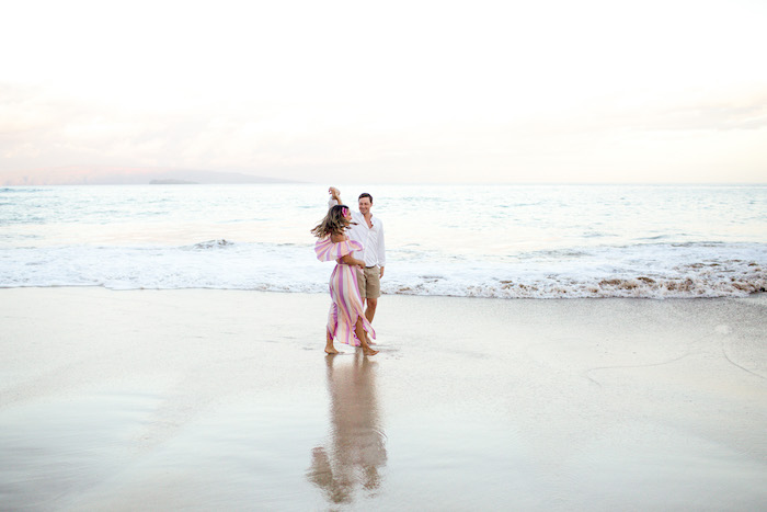 twirling couple