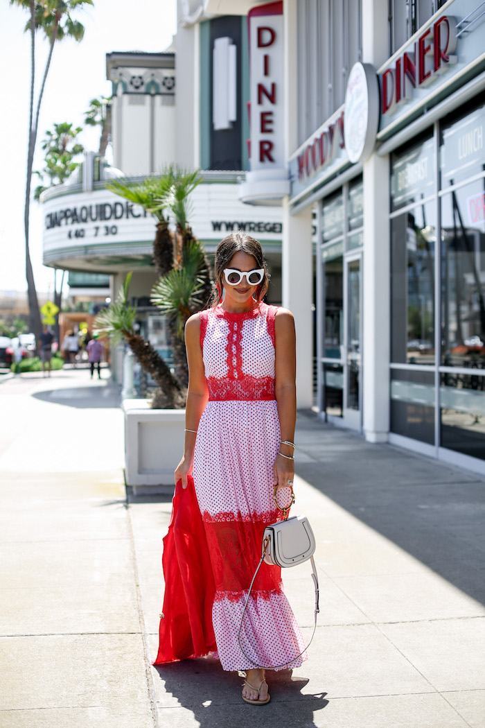 aqua maxi dress