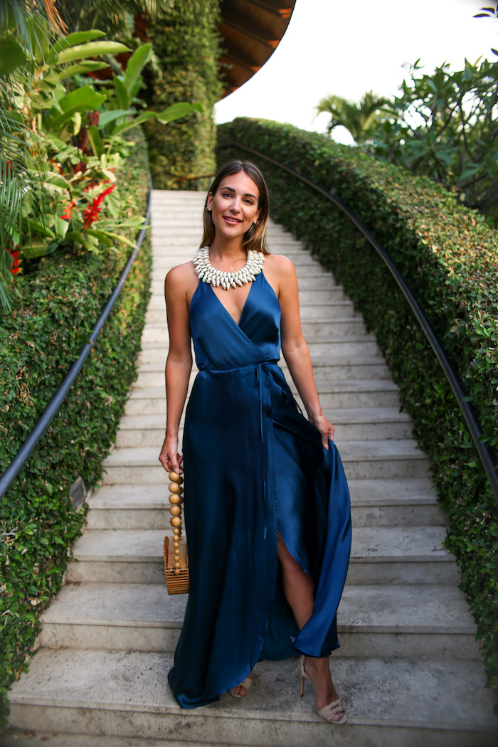 silk maxi dress