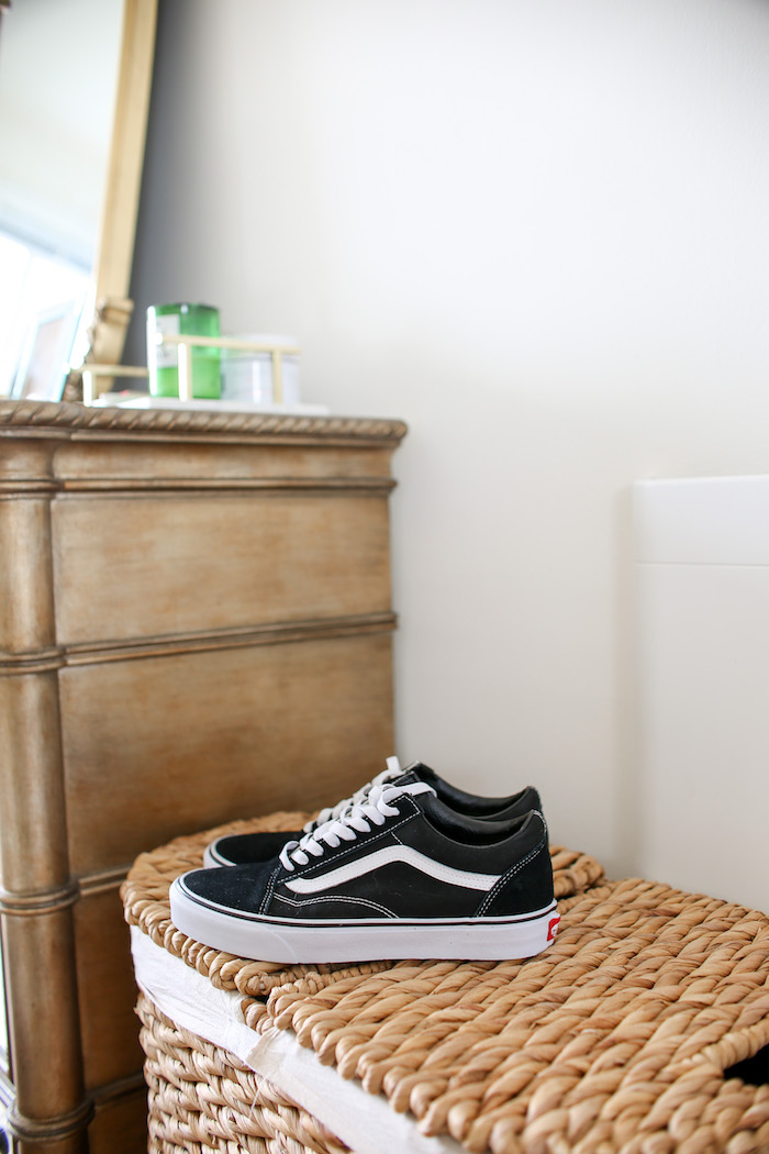 black and white vans