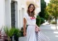 styling a pleated skirt