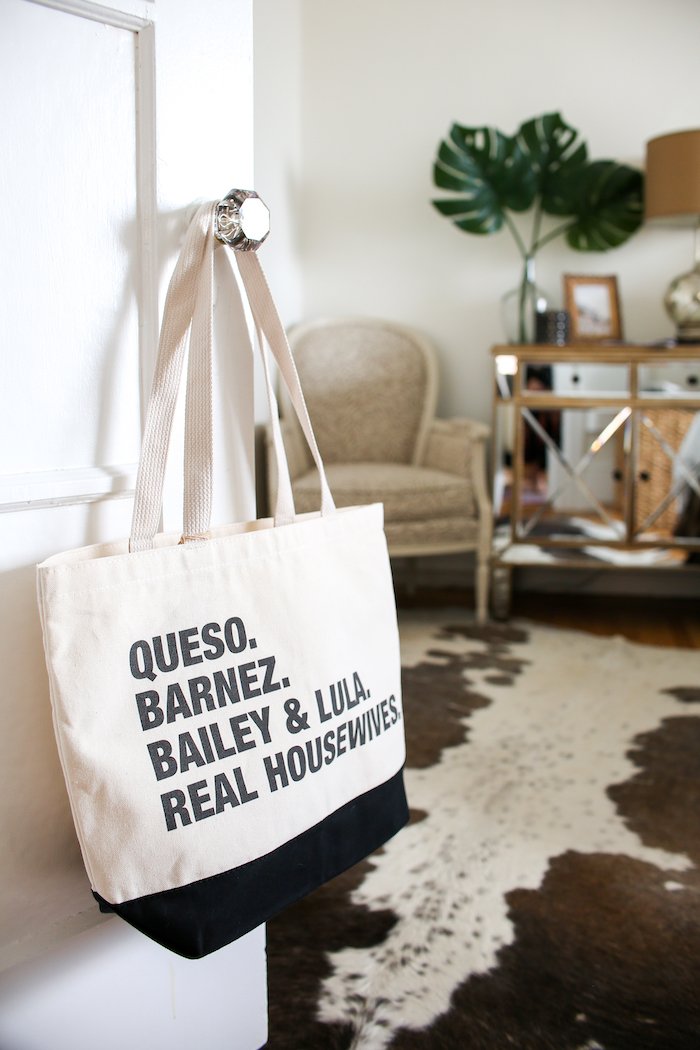 personalized grocery tote