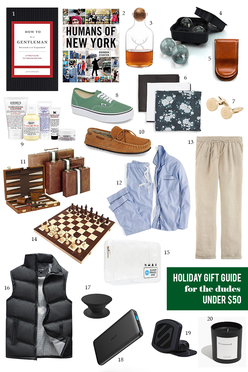 Gift Guide: Gifts Under $50 For Him and Her - House of Fancy