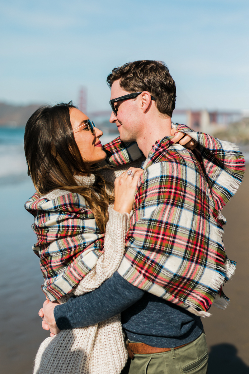 christmas plaid scarf