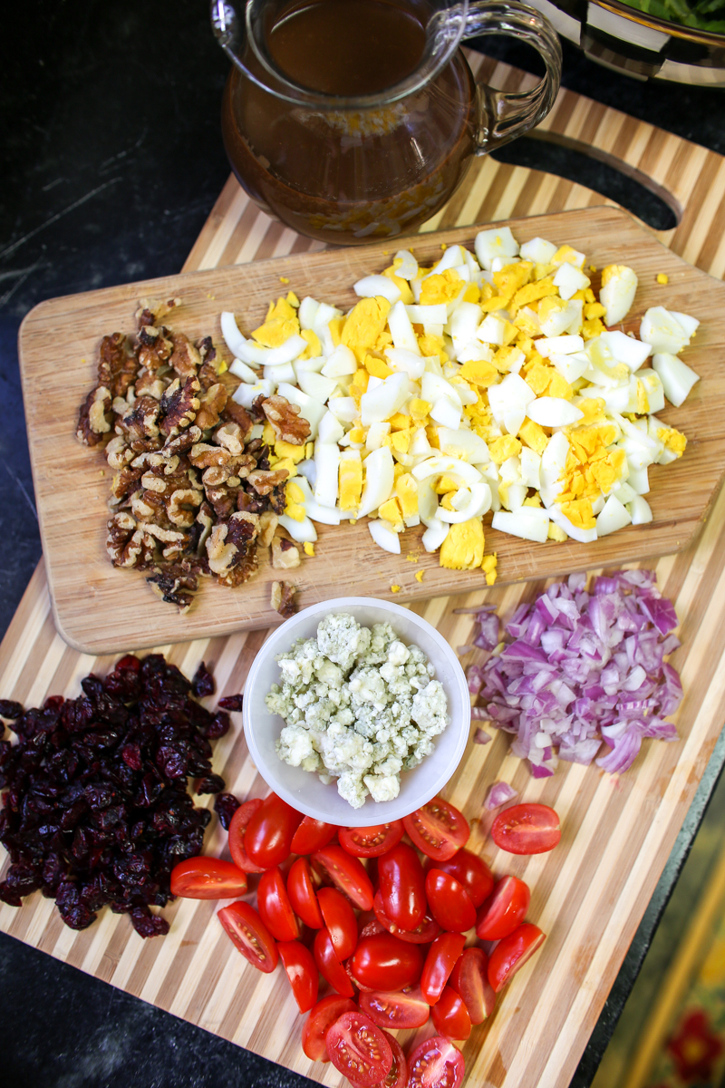 chopped salad ingredients