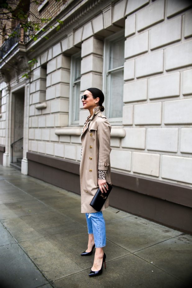 styling a trench coat