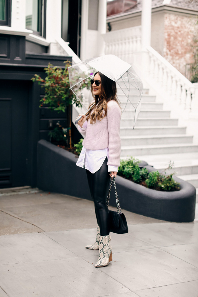 Styling a Lilac Sweater